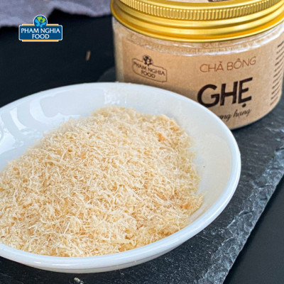 Chà bông ghẹ thượng hạng 40gr - Ruốc Ghẹ với trên 70% thịt ghẹ chuẩn VietGap cho bé dinh dưỡng cho mẹ nhàn tênh