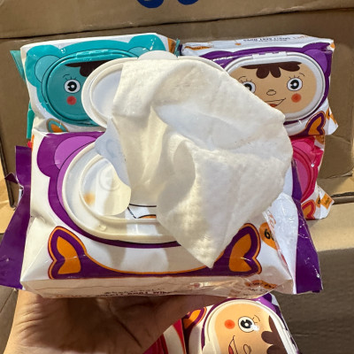Khăn Ướt Baby Wet Wispes Không Mùi - Không Cồn An Toàn Tiện Lợi Cho Bé Gói Lớn