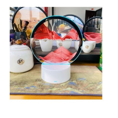 Đồng hồ cát thủy tỉnh cát chảy - Màu đỏ