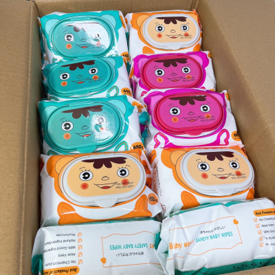 Khăn Ướt Baby Wet Wispes Không Mùi - Không Cồn An Toàn Tiện Lợi Cho Bé Gói Lớn