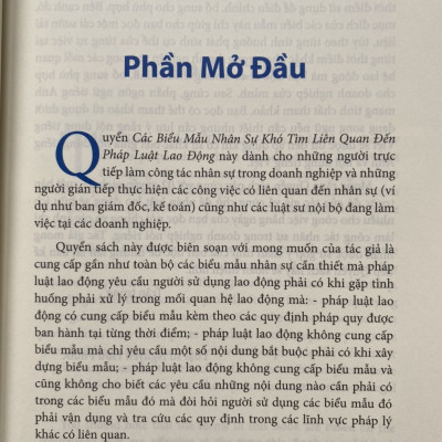 Các Biểu Mẫu Nhân Sự Khó Tìm Liên Quan Đến Pháp Luật Lao Động
