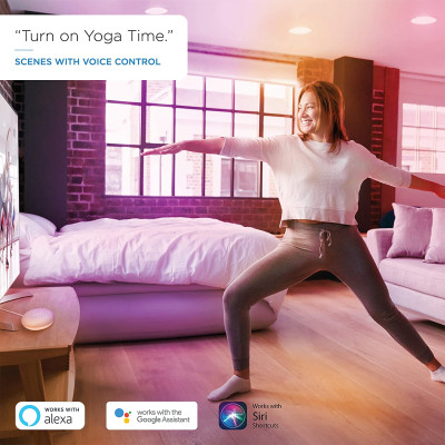 Bóng đèn thông minh WiZ Tunable White and Color RGB E27 8.5W A60 16 triệu màu Hàng Chính Hãng