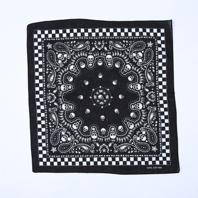 Bộ sưu tập khăn bandana street style họa tiết đầu lâu các loại (54x54cm)