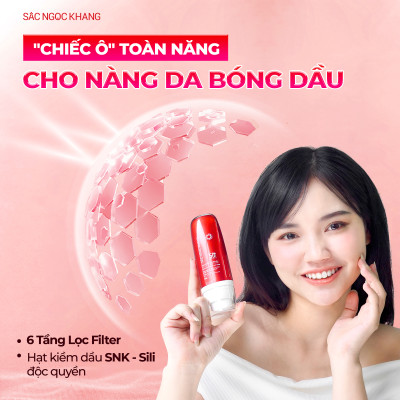[Mới] Kem Chống Nắng Kiềm Dầu SẮC NGỌC KHANG 50g - bảo vệ toàn diện, kiểm soát bóng dầu hiệu quả