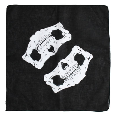 Bộ sưu tập khăn bandana street style họa tiết đầu lâu các loại (54x54cm)