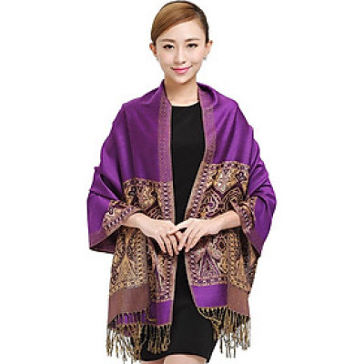 Khăn Pashmina Thêu Kim Tuyến – PMT907