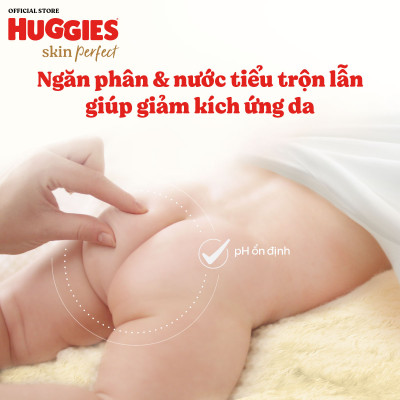 [Tặng thêm miếng] Combo 2 Tã dán sơ sinh Tràm Trà Tự Nhiên Huggies NB40/NB70/S54/S80