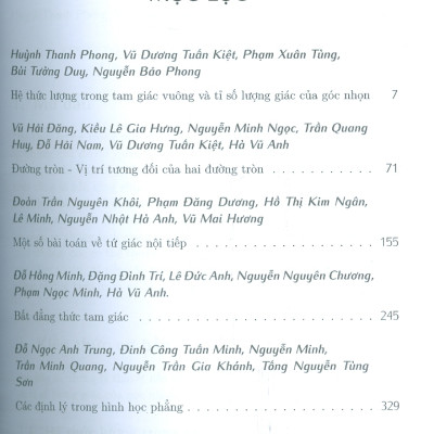 Phương Pháp Sơ Cấp Giải Bài Toán Hình Học - Tập 2