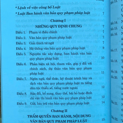 Luật ban hành văn bản quy phạm pháp luật (có hiệu lực thi hành từ ngày 1/4/2025)