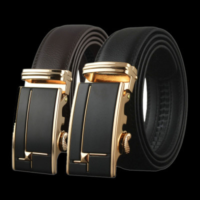 Thắt lưng nam cao cấp AT Leather P110 - Nâu