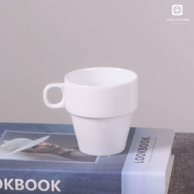 Ca ngấn 396ml- cao cấp Sứ Long Phương