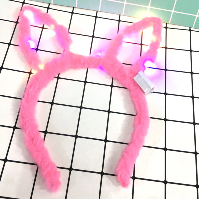 Bờm lông tai thỏ có đèn