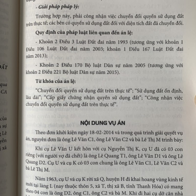 Án lệ Việt Nam - Phân tích và luận giải, tập 1 từ án lệ 01 đến án lệ 43 (tái bản lần thứ hai)