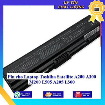 Pin cho Laptop Toshiba Satellite A200 A300 M200 L505 A205 L300 - Hàng Nhập Khẩu MIBAT375
