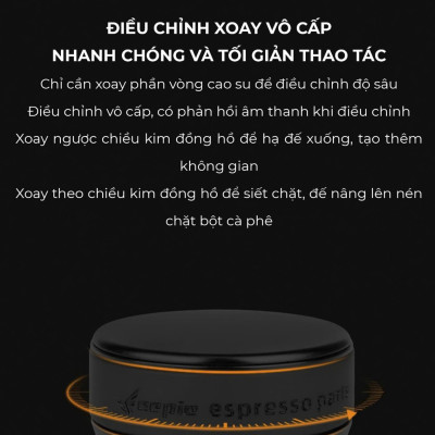 Feepie OCD san phẳng bề mặt cà phê vô cấp