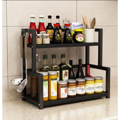Kệ Gia Vị Để Bàn Nhà Bếp - Kệ Gia Vị Khung Sắt Sơn Tĩnh Điện.