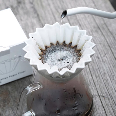 Giấy lọc 50 tờ hình tròn Wave cho phễu kalita 155 185 ORIGAMI