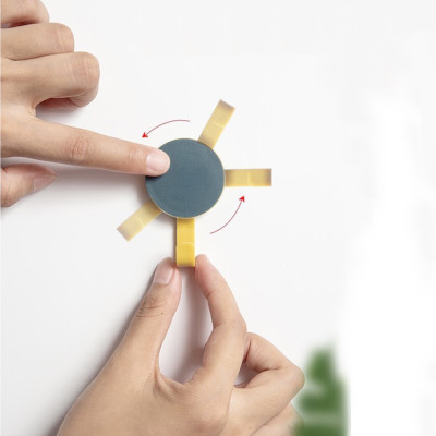 Móc Dính Tường Xoay 360 Độ, Móc Dán Tường Treo Đa Năng, Móc Nhựa Nhọ Gọn, Tiện Dụng, Chắc Chắn Trong Nhà. TakyHome 2231