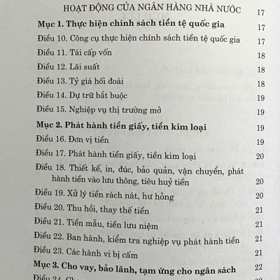 Luật Ngân Hàng Nhà Nước Việt Nam ( Hiện hành ) ( Sửa đổi, bổ sung năm 2022 )