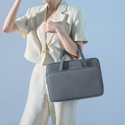 Túi Xách TOMTOC HER H21 Briefcase Premium Dành Cho Macbook 14 inch - Hàng Chính Hãng