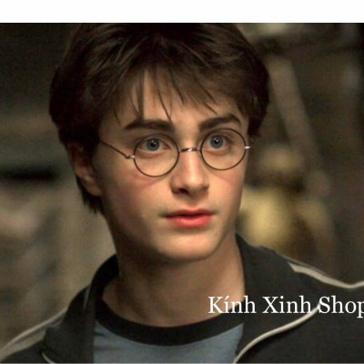 Gọng Kính Nam Nữ Harry Porter Kim Loại Mắt Tròn Nhỏ