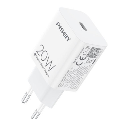 Sạc Nhanh Pisen Quick - Mr White USB-C 20W