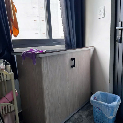 ️NỘI THẮT TỦ BẾP NHỰA ĐÀI LOAN TRÊN MẶt DÁN GẠCH MEN CHẮT CHẮN 