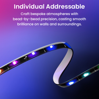 [NEW 2024] Đèn led dây trang trí thông minh Yeelight Obsid RGBIC - Hỗ trợ Matter, Homekit - NK Chính Hãng