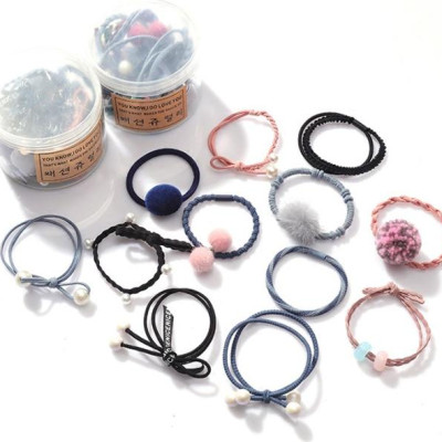 Sét 12 dây buộc tóc xuất Hàn loại tốt HD03