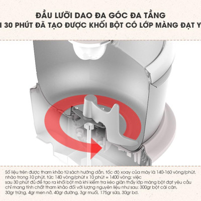 Máy nhào bột tự động 5L Bear DM-B50V1 - Hàng chính hãng