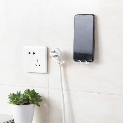 5 Giá Dán Tường Trong Suốt Gài Phích Điện, Móc Dán Tường Gài Các Loại Phích Điện Dán Tường. TakyHome 4000Set5