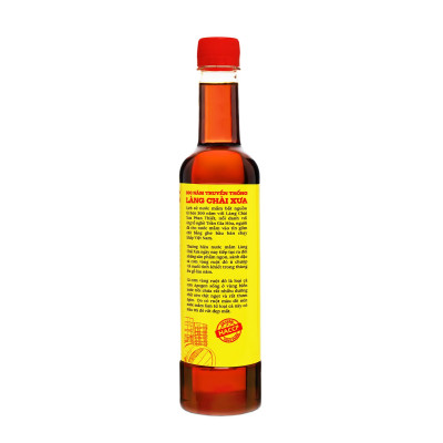 Thùng 6 chai nước mắm nhỉ cá cơm vàng ruột đỏ Làng Chài Xưa 525ml/chai cá ngon vùng nước trồi 300 năm truyền thống