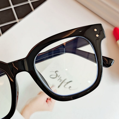 Kính Mắt Vuông Form To Gọng Nhựa Bản Dày Cho Nam Nữ