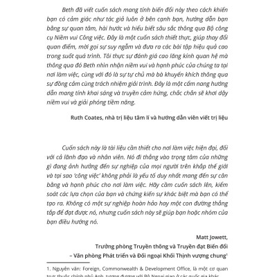 Sách - Niềm Vui Công Việc - Ngăn Chán Nản, Tìm Đam Mê