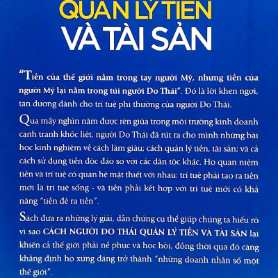 Cách Người Do Thái Quản Lý Tiền Và Tài Sản (Tái Bản)