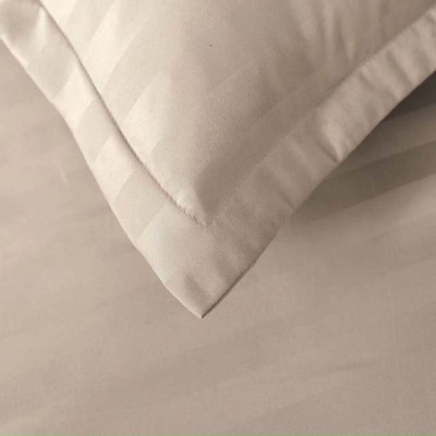 Bộ Ga Gối Cotton Kẻ 3F Lidaco Chuyên Dụng Cho Homestay, Khách Sạn - Be