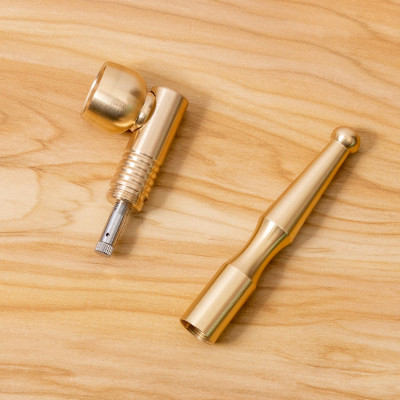 Tẩu lọc thuốc l,á bằng đồng cao cấp, Dùng cho được cả Sợi và điếu : Lớn + Vừa + Nhỏ, có thể tháo rời và vệ sinh !