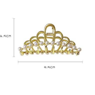 Kẹp tóc kim loại ngọc trai  ( mẫu mới )