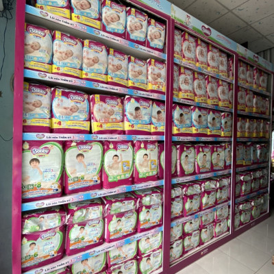 Tã Dán Trẻ Em Bobby Size M 76 Miếng ( M76 Cho Bé 6 Đến 11 Kg) Êm Mềm Khô Thoáng - Bỉm Dán Bobby Size M