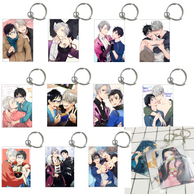 Móc khóa Yuri!!! On Ice COMBO 3 móc ảnh khác nhau ( mẫu giao ngẫu nhiên )