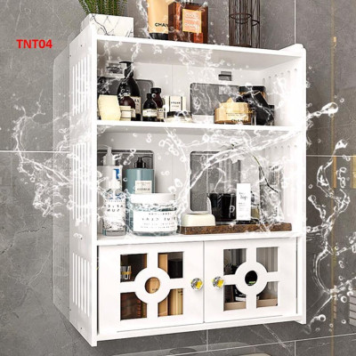 Tủ nhà tắm treo tường TNT04 - Kệ lắp ráp treo tường nhà tắm
