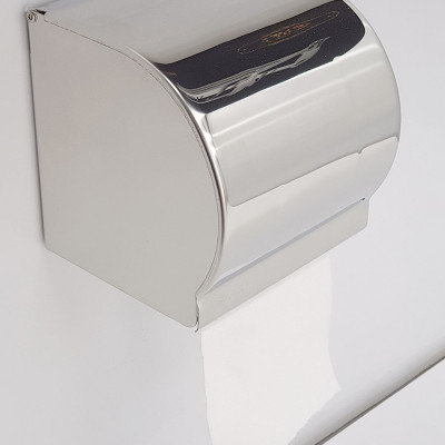 Hộp đựng giấy vệ sinh Inox 304 Eurolife EL-P05-4 (Trắng bạc)