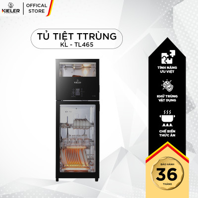 Tủ tiệt trùng Kieler KL-TL465 2 in 1 tích hợp lò chiên thức ăn và khử trùng đồ dùng bếp - Hàng Chính Hãng