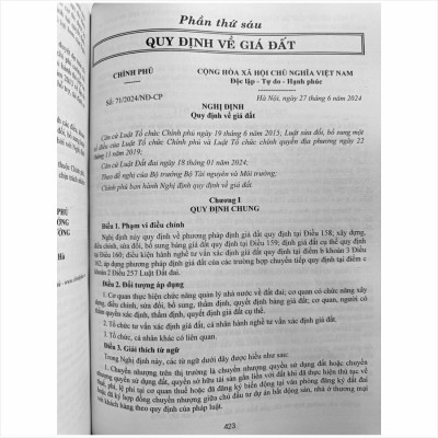 Sách Luật Đất Đai - Luật Nhà Ở - Luật Kinh Doanh Bất Động Sản và Văn Bản Hướng Dẫn Thi Hành - V2431D