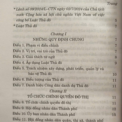 Luật Thủ Đô Năm 2024