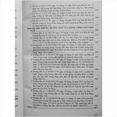 Tổng Hợp 35 Văn Bản của Đảng Cộng Sản Việt Nam - Mỗi Đảng Viên Cần Nắm Rõ (V2350T)