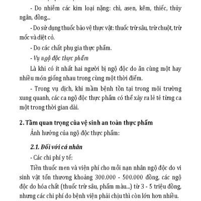 Vệ Sinh An Toàn Thực Phẩm (Tái bản 2025)