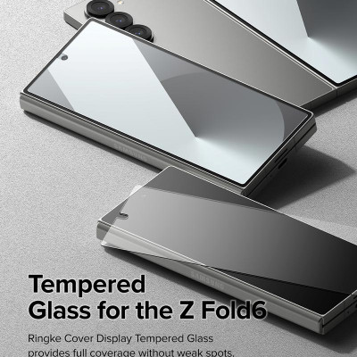 [Combo 2] Dán cường lực dành cho Samsung Galaxy Z Fold 6 RINGKE Cover Display Tempered Glass (Màn hình ngoài) - Hàng Chính Hãng