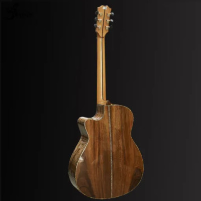 Đàn guitar acoustic DT700 Duy Guitar Store thùng đàn gỗ điệp gỗ còng cho chất âm thanh tốt sử dụng lâu dài cần đàn cẩn xà cừ tinh xảo