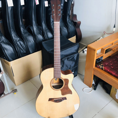 Đàn guitar acoustic DT350X EQ MET B12 đàn đẹp âm thanh tốt sử dụng lâu dài Duy Guitar Store